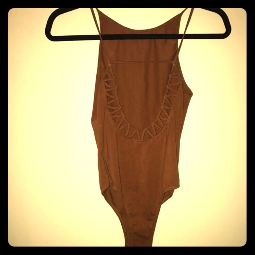 Criss Cross Strappy Bodysuit
